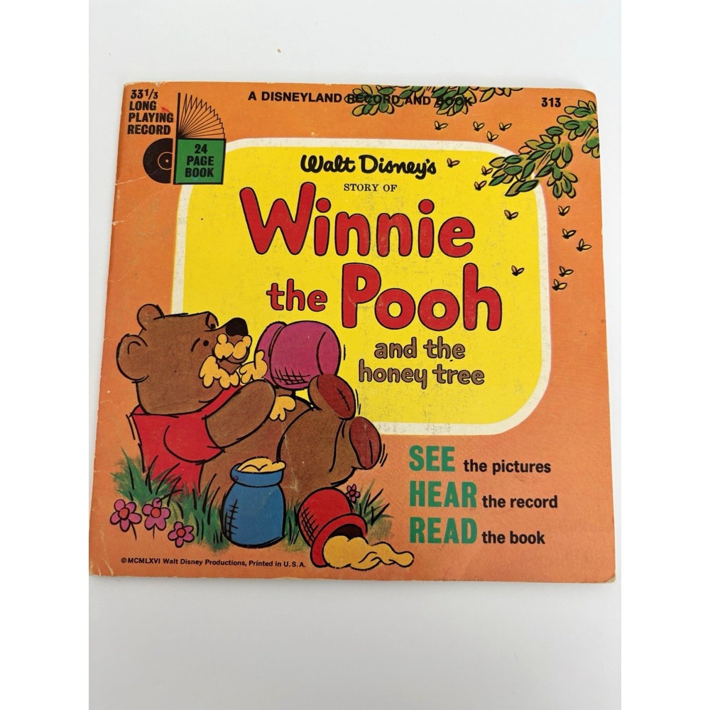 Disneyland Records Disney Winnie the Pooh Honey Tree 331 kidcore nostalgia